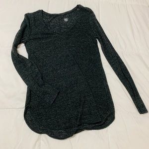 Small grey tunic length top